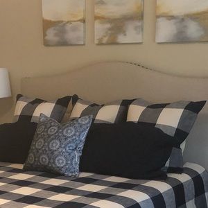 Pottery Barn Bryce euro pillow covers